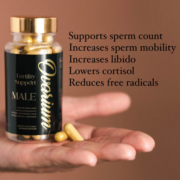 Vegan, fertility, supplements, aid, health, Chasteberry, sperm, menstrual cycle, hormonal, balance, egg, All-natural, female, Male, booster, ovulation, vitamins, freezing, IVF, IUI, women, over 35, motility, Herbal, Maca root, Omega-3, Black tea extract, Folate, Vitamin D, Iron, Ashwagandha, L-arginine, Antioxidant, Selenium, Vitamin E, Zinc, conception, Hormone-free, men, PCOS, endometriosis, getting pregnant, support, over 30, Sperm-friendly, lubricant, gel, Non-toxic, Organic, Non-hormonal, Water-based